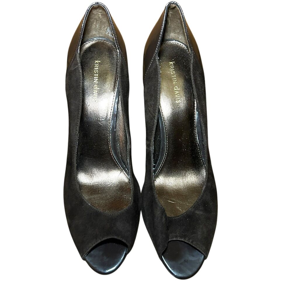 Kristin Davis Brown Leather Heels
